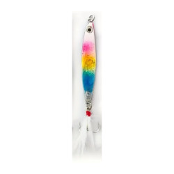 Rainbow skeddrag med tafs 7cm 21g