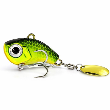 Tail spinnare 10g Grön svart 2,5cm