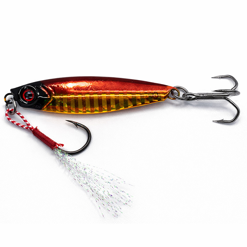 Koppar brunt skeddrag på 20g med tafs fram