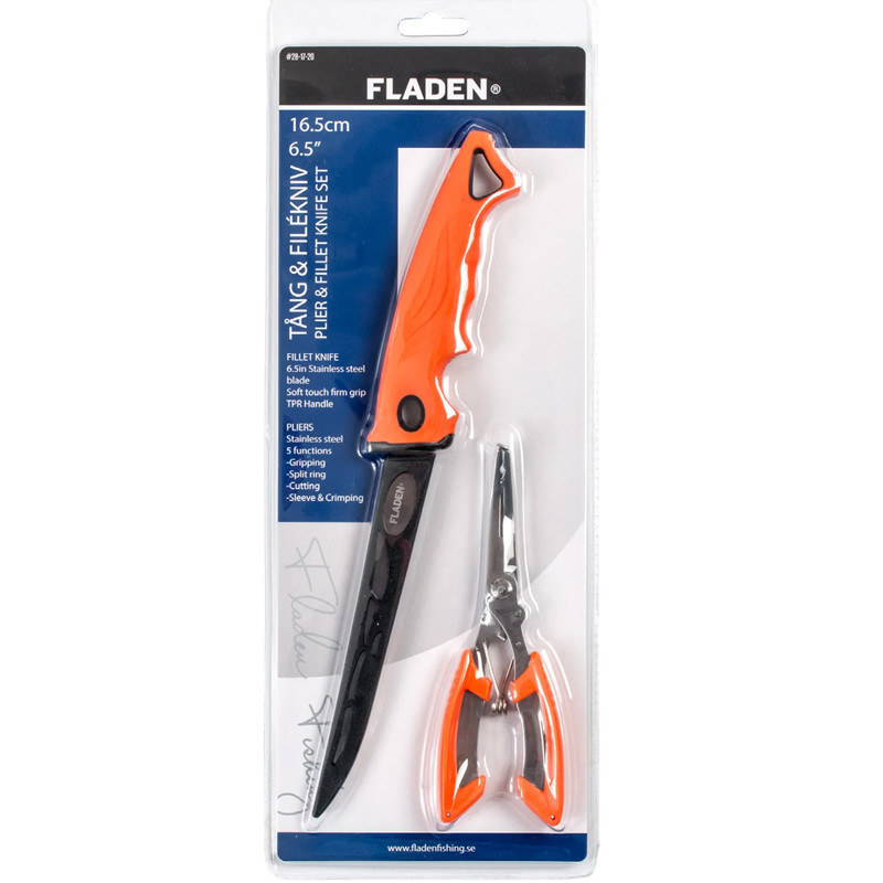 Filetknife 16cm & plier set