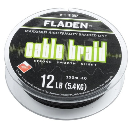 Maxximus Cable Braid black 150m 0,13mm